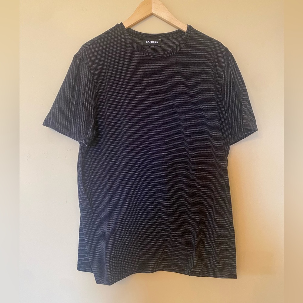 Express Black Polka Dot Tee